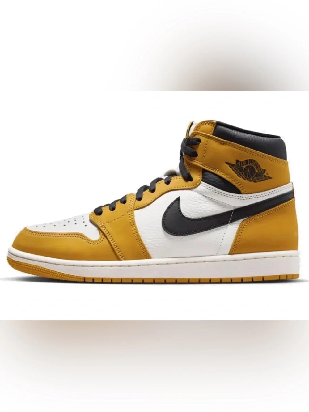 Jordan Air Jordan 1 Retro High Yellow Ochre Black Sail Leather DZ5485-701